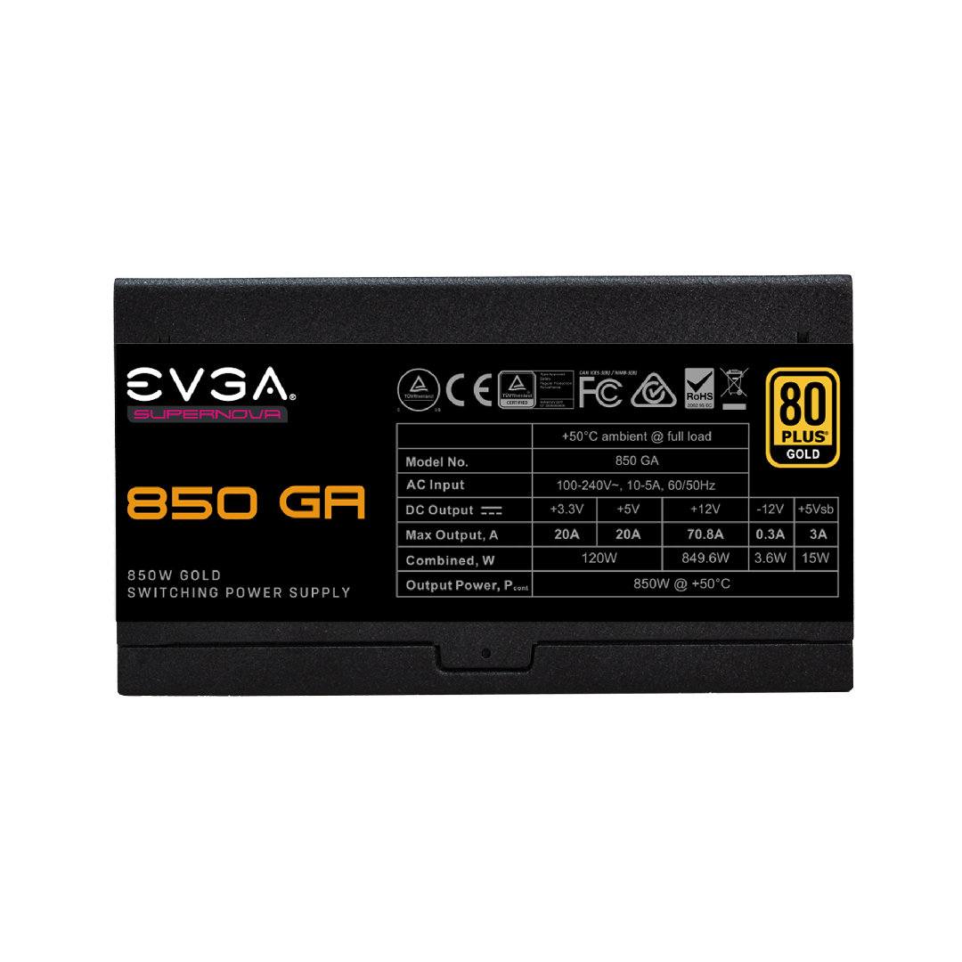 Fuente de poder Super Nova GA, 850W, Certificada 80+ Plus Gold, Modular, Eco mode-1