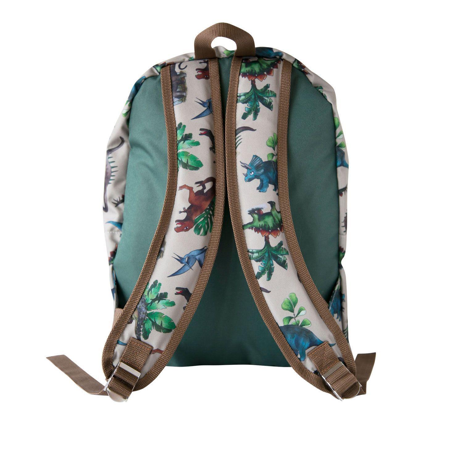 Mochila sustentable escolar infantil dinosaurios Paper Home-2