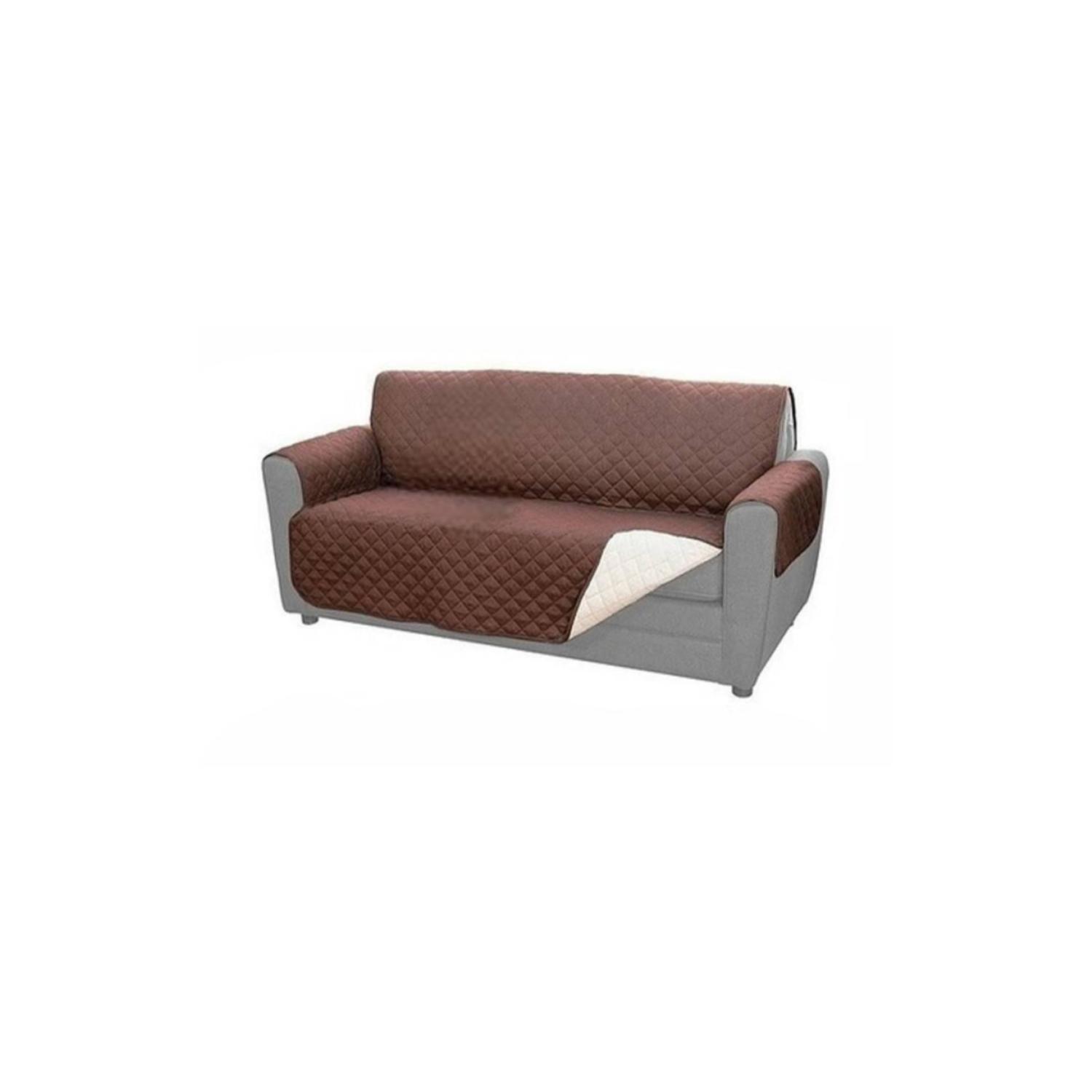 Funda Cobertor Protector Para Sofa Sillon 2 Cuerpos Reversible-0