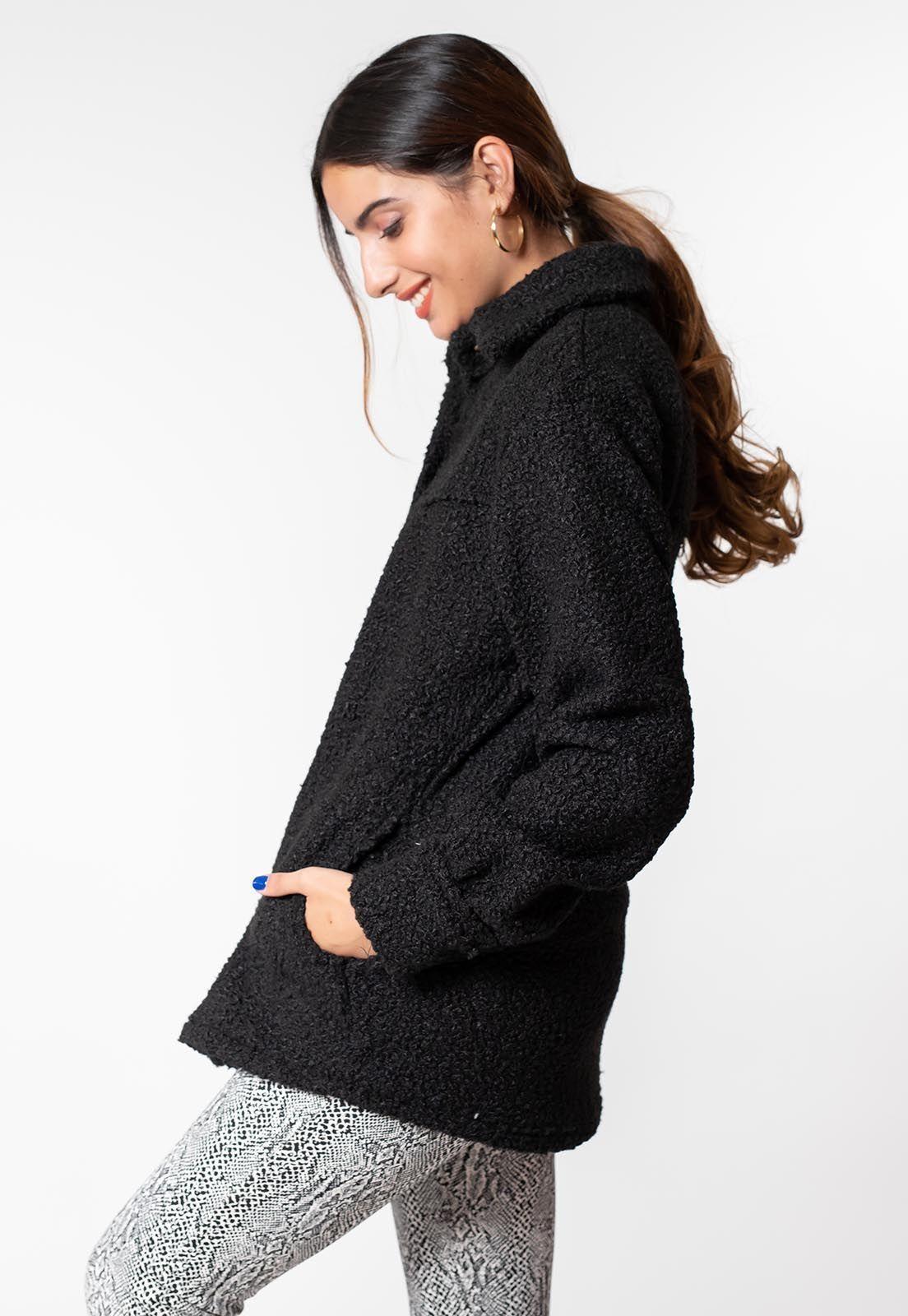 Chaqueta Alejandra Negro Natalia Seguel-3