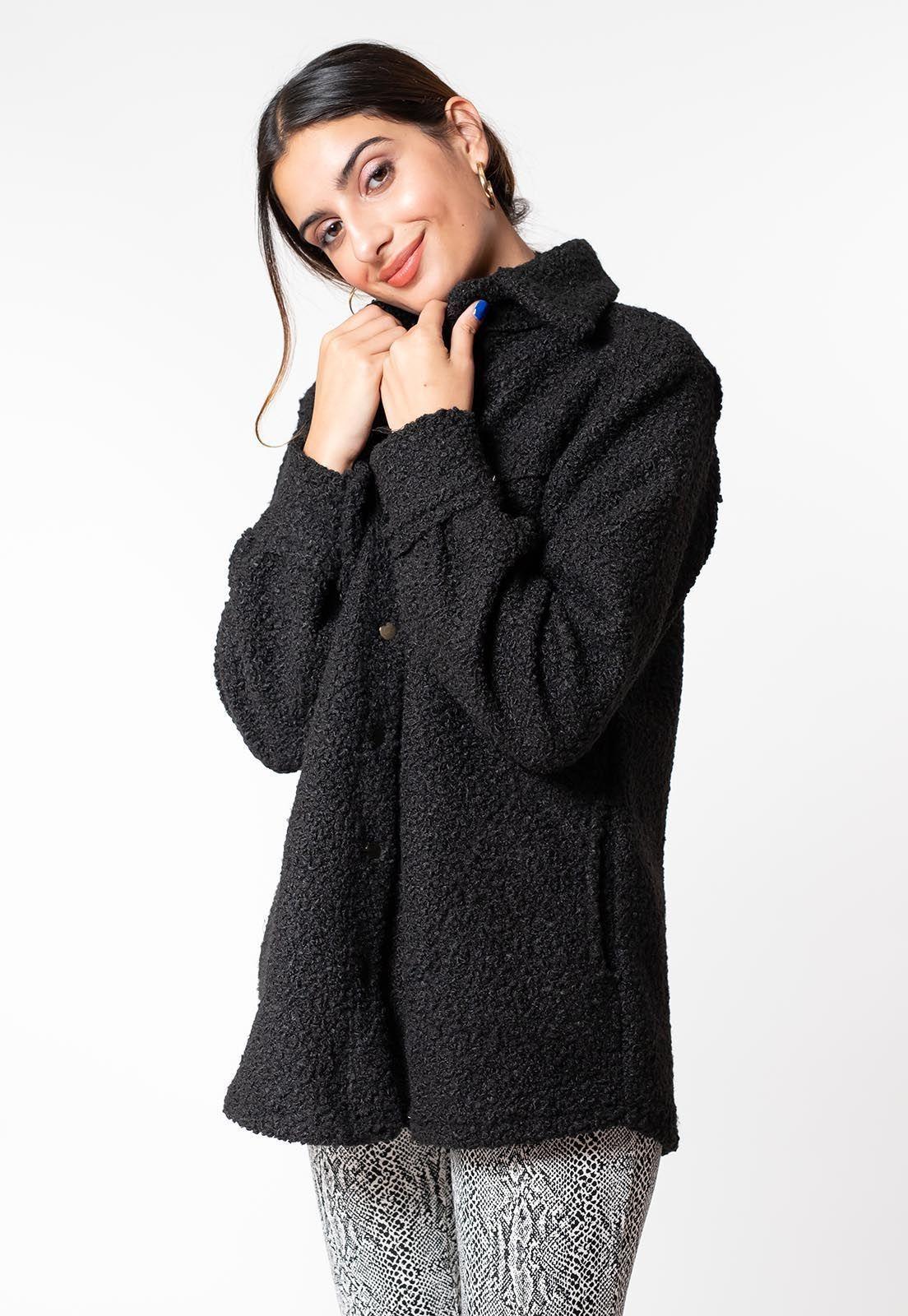 Chaqueta Alejandra Negro Natalia Seguel-1