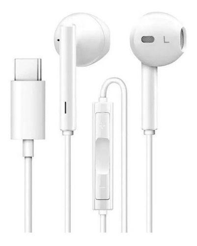 Audífonos Estilo iPhone Para Celulares Usb Tipo C Excelente Calidad-0