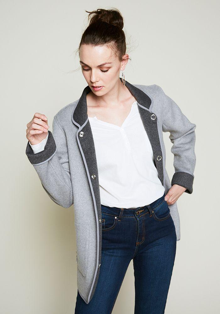 Chaquetón Marle e Gris-2