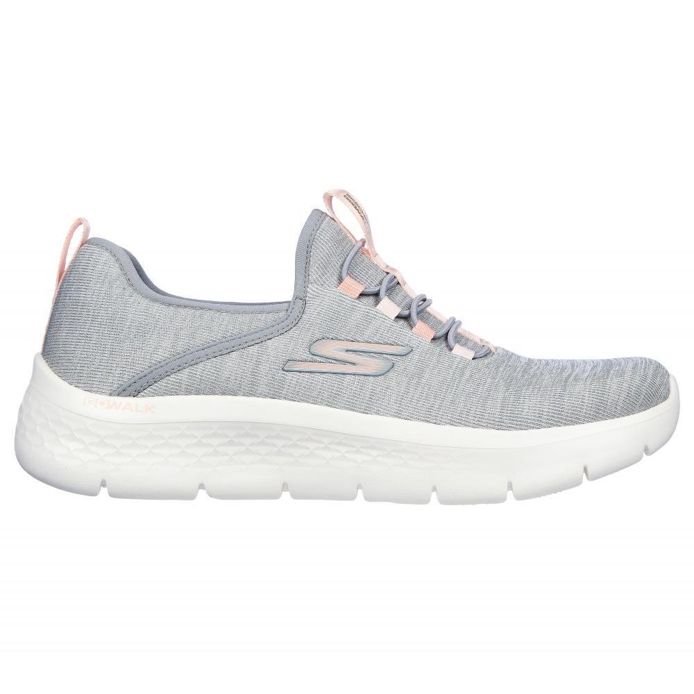 Zapatilla Mujer Go Walk Flex L Gris Skechers-4