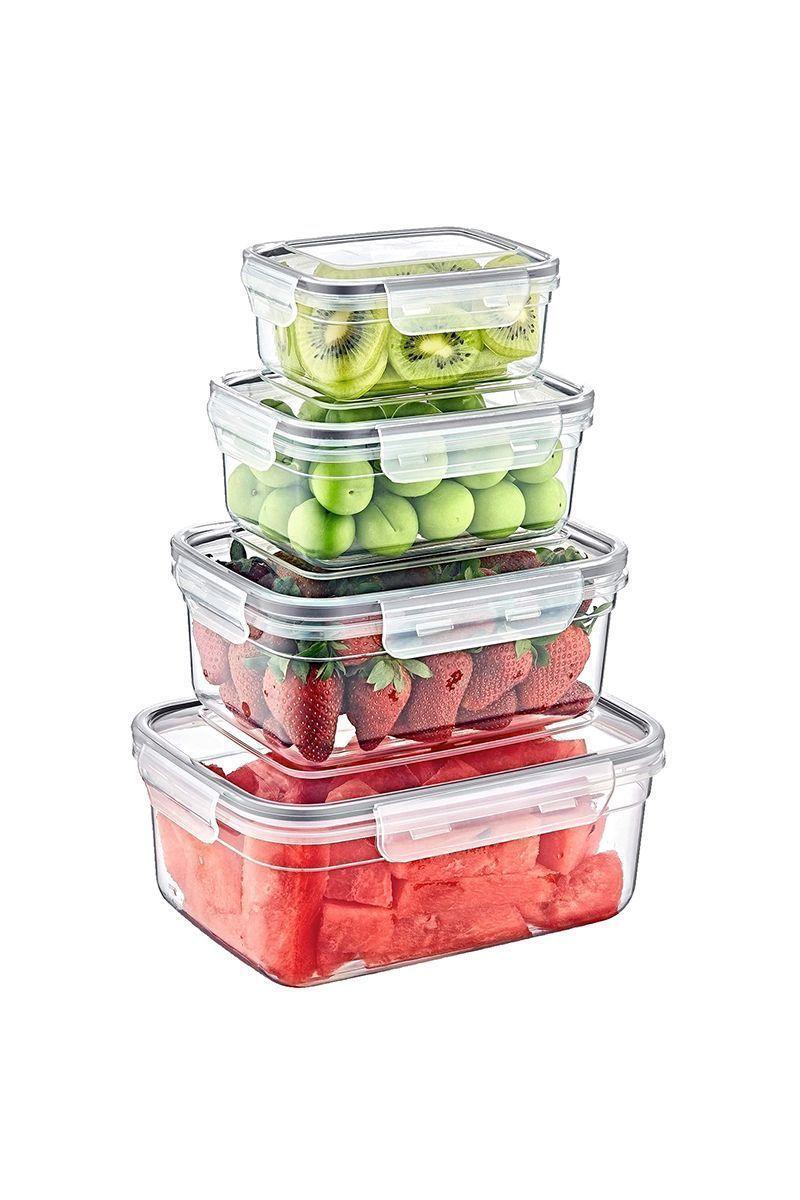 Set 4 Pzs Contenedor Hermetico Embox Transparente-0