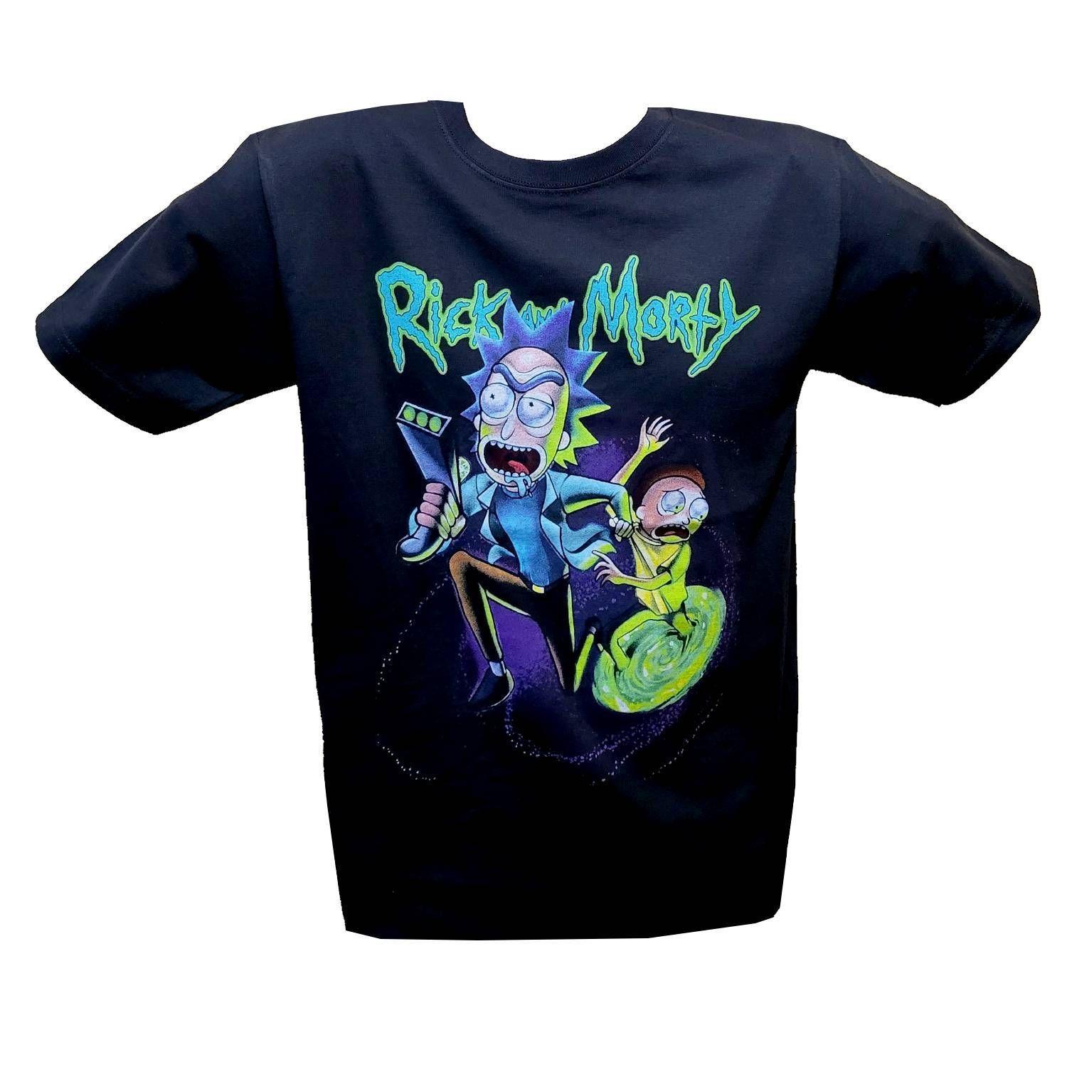 Polera Rick y Morty Doble Estampado-0