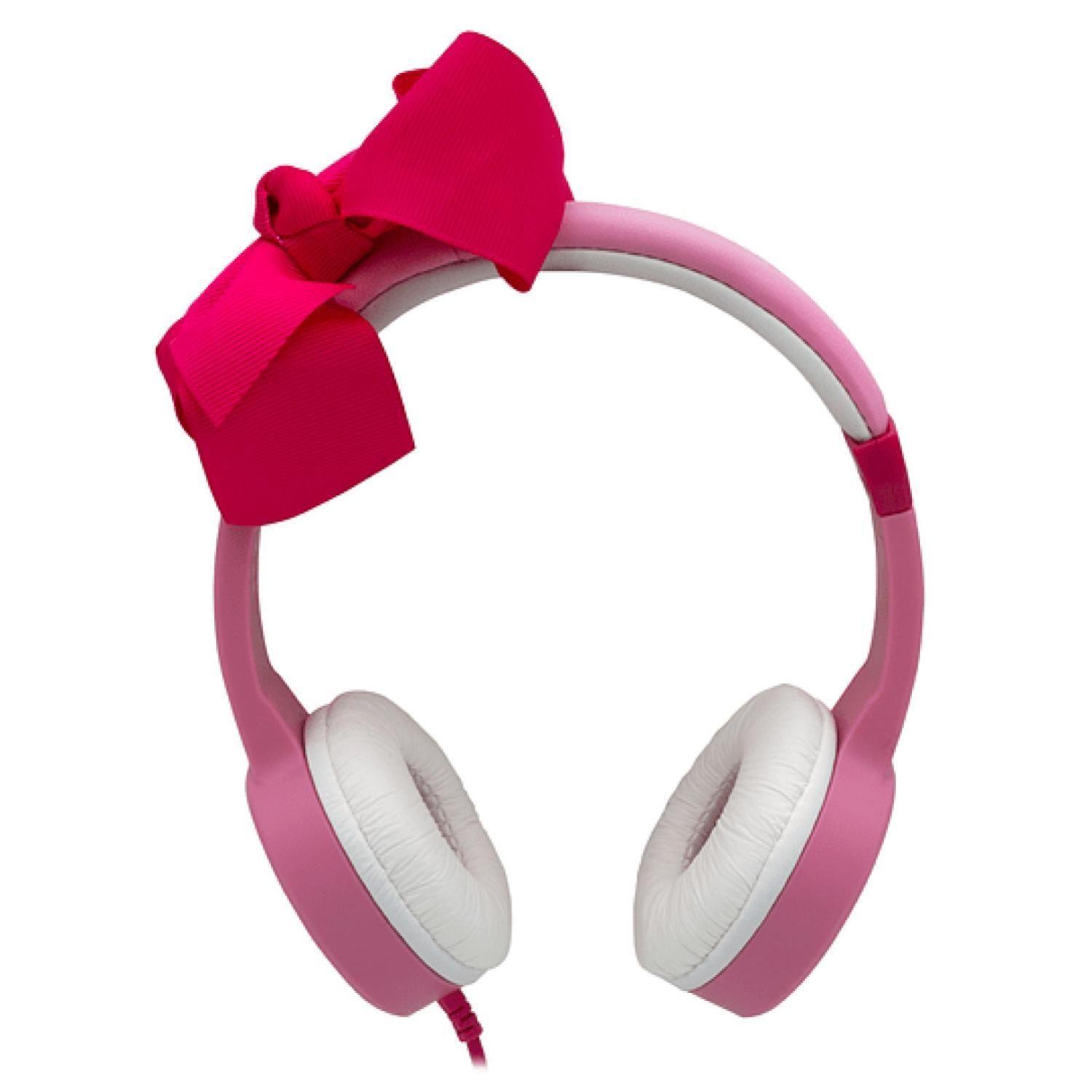 Audifono Unicornio Moño Rosado OverEar Monster-2