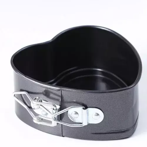 Pack X4 Moldes Torta Corazon Moldes De Queque Molde Pequeño-1