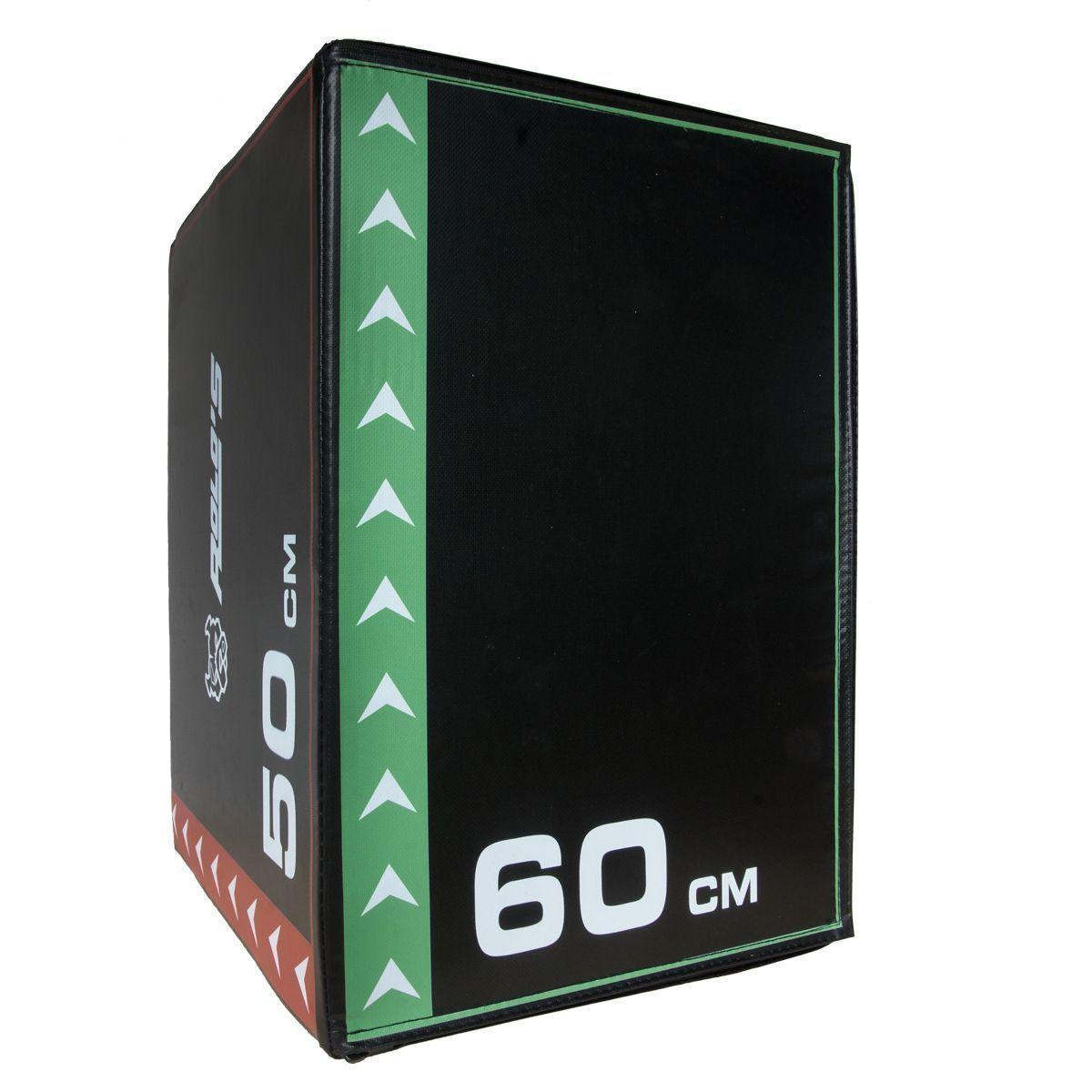 Cajón Pliométrico Salto Pro 40x50x60 Goma Eva-2