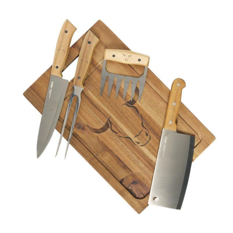 Set Parrillero 94 WAYU 9 Piezas Profesional-1