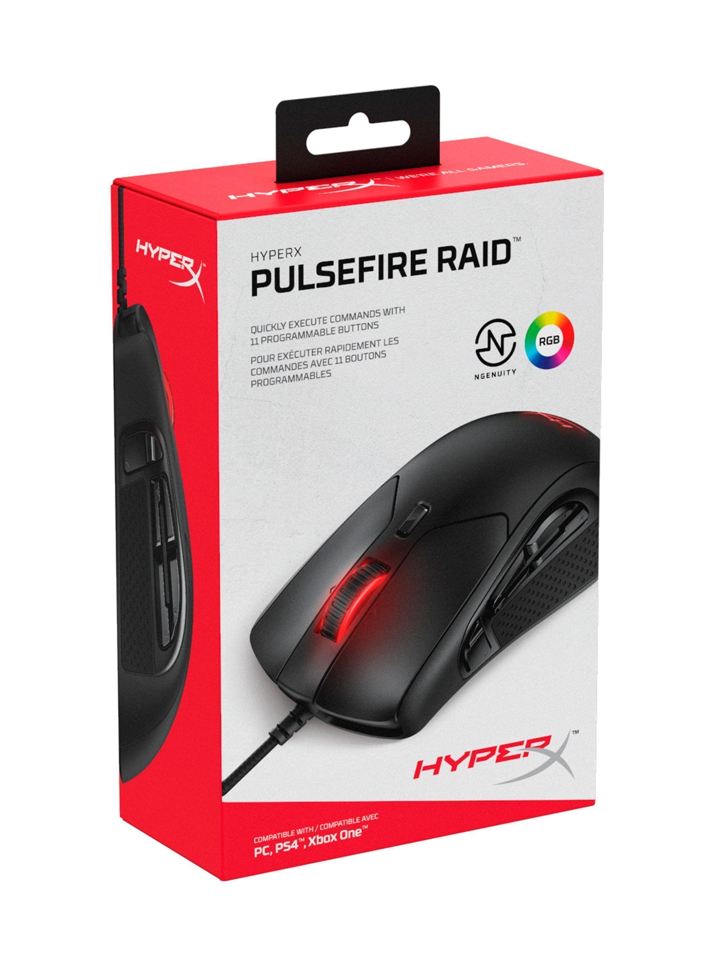 Mouse Ergonómico HyperX Pulsefire Raid HX-MC005B-0