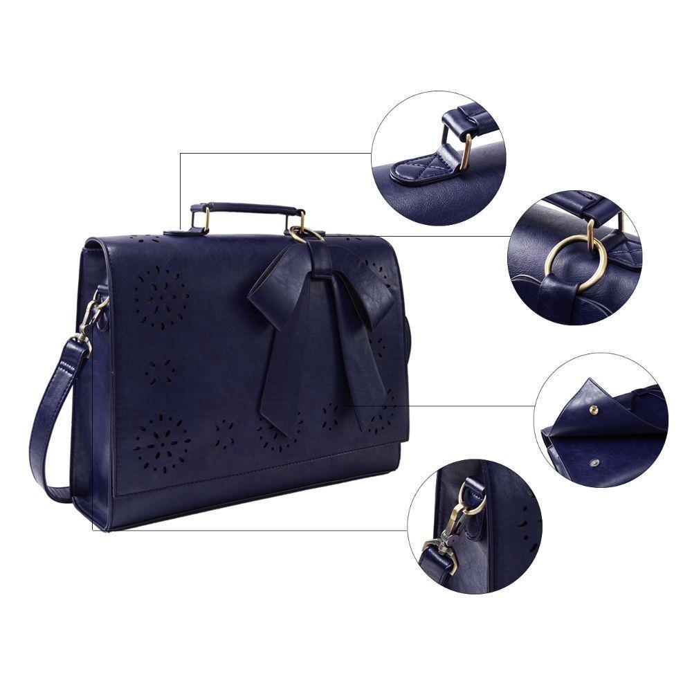 Ecosusi Maletín BOW para laptop 14" - Azul-6