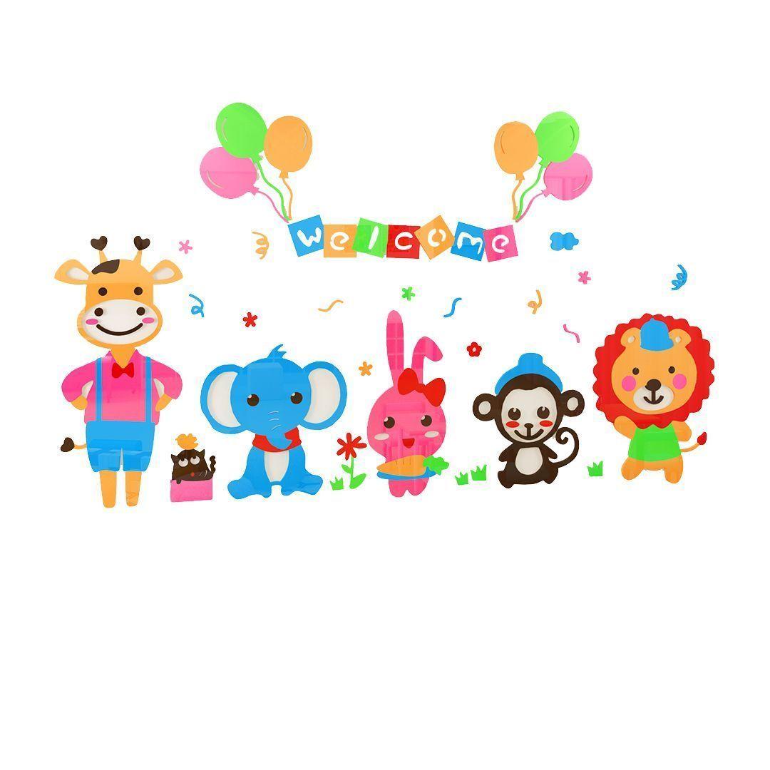 Sticker 3D Animales-0