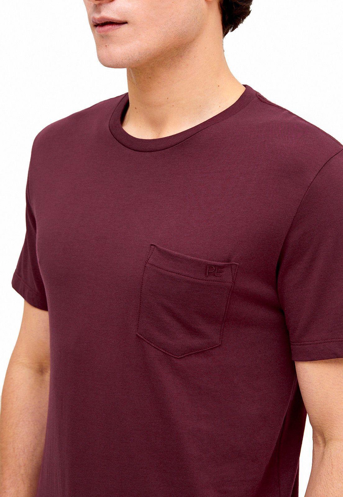Polera algodón pima burdeo-2