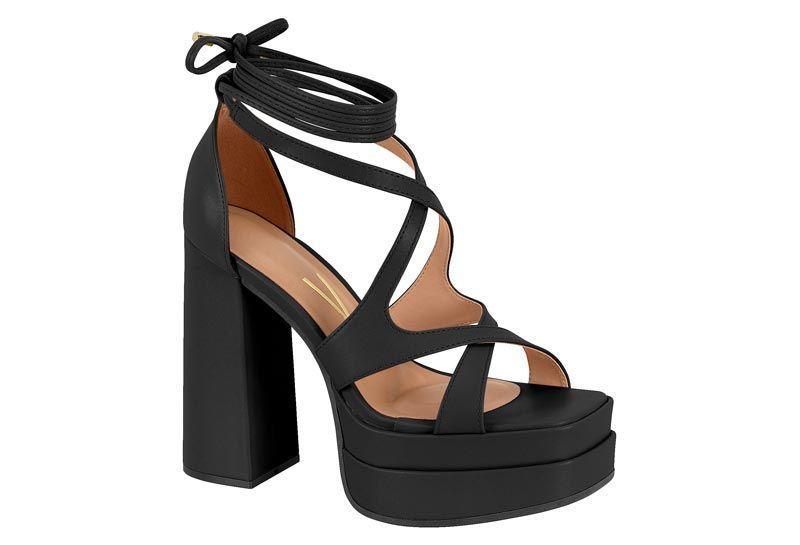 Sandalia Mujer Negro 1395-107- Vizzano-0