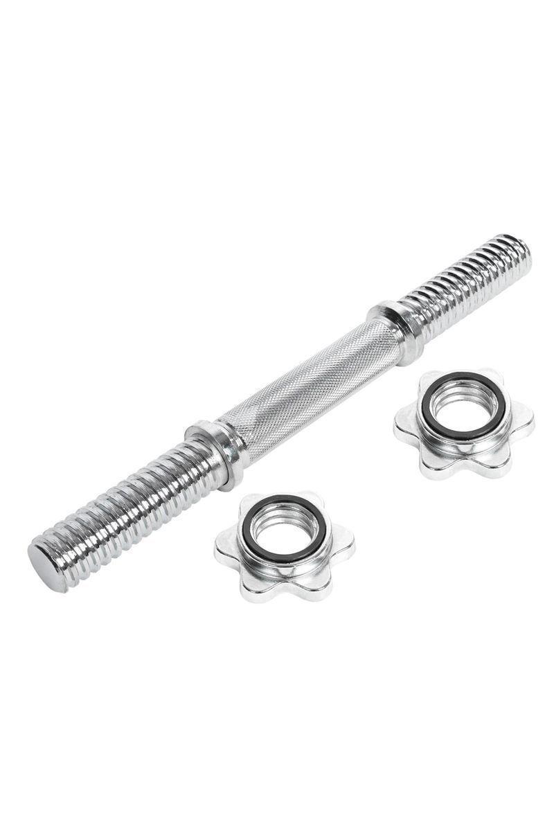 Pack Mancuerna + 10 KG Discos Cemento-4