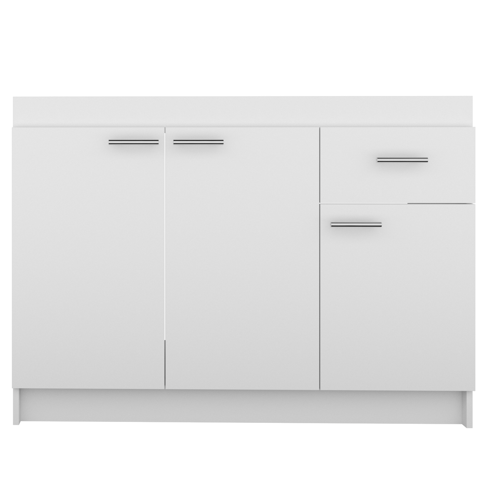 MUEBLE LAVAPLATO 3 PTAS 1 CAJON DERECHO BLANCO ARMADO LISTO-0