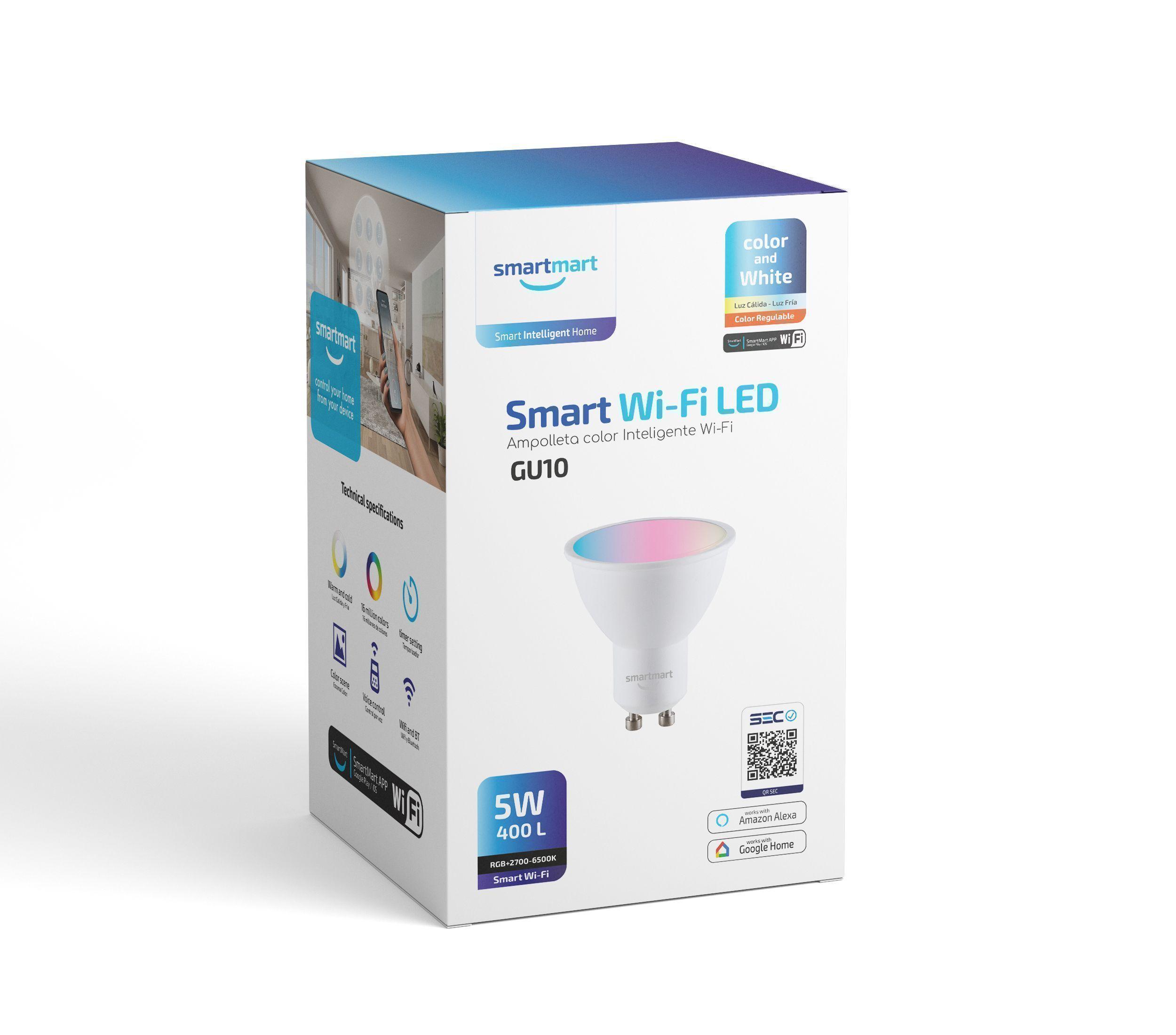 Pack de 3 Ampolletas G10 Inteligente WiFi SmartMart-1