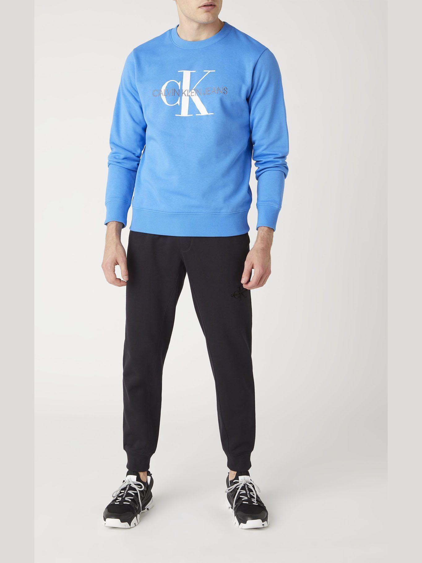 Polerón Monogram Azul Calvin Klein Hombre-2