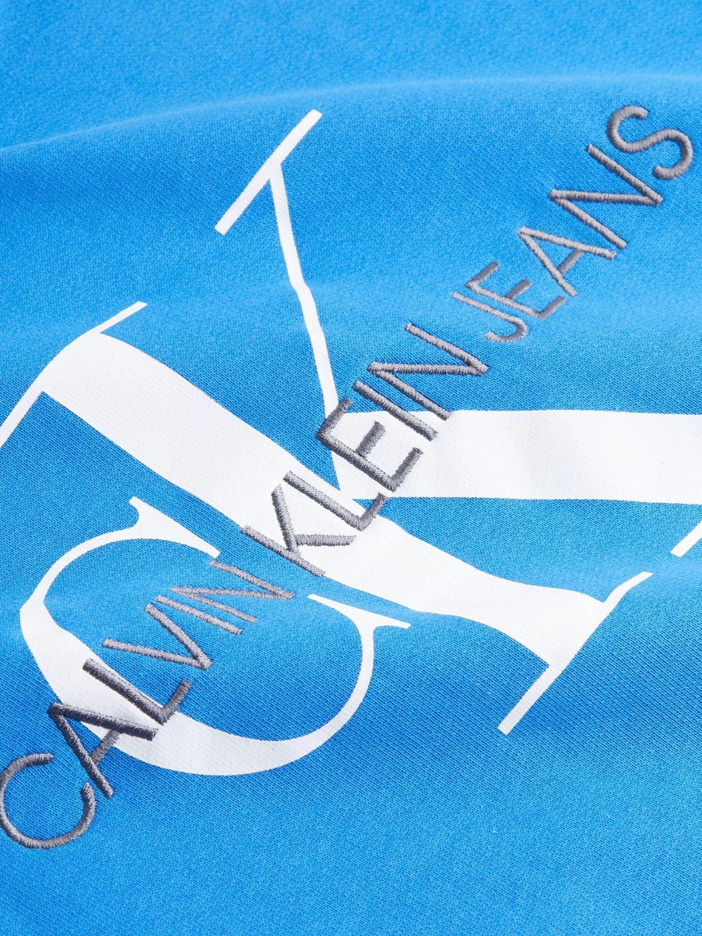 Polerón Monogram Azul Calvin Klein Hombre-1