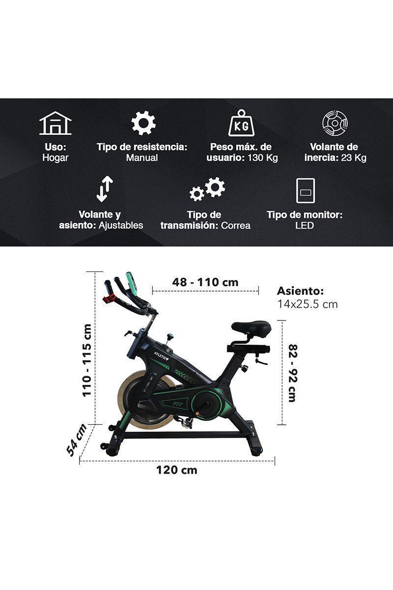 Pack Trotadora Fit B8215 + Spinning Pro 800 Negro-2