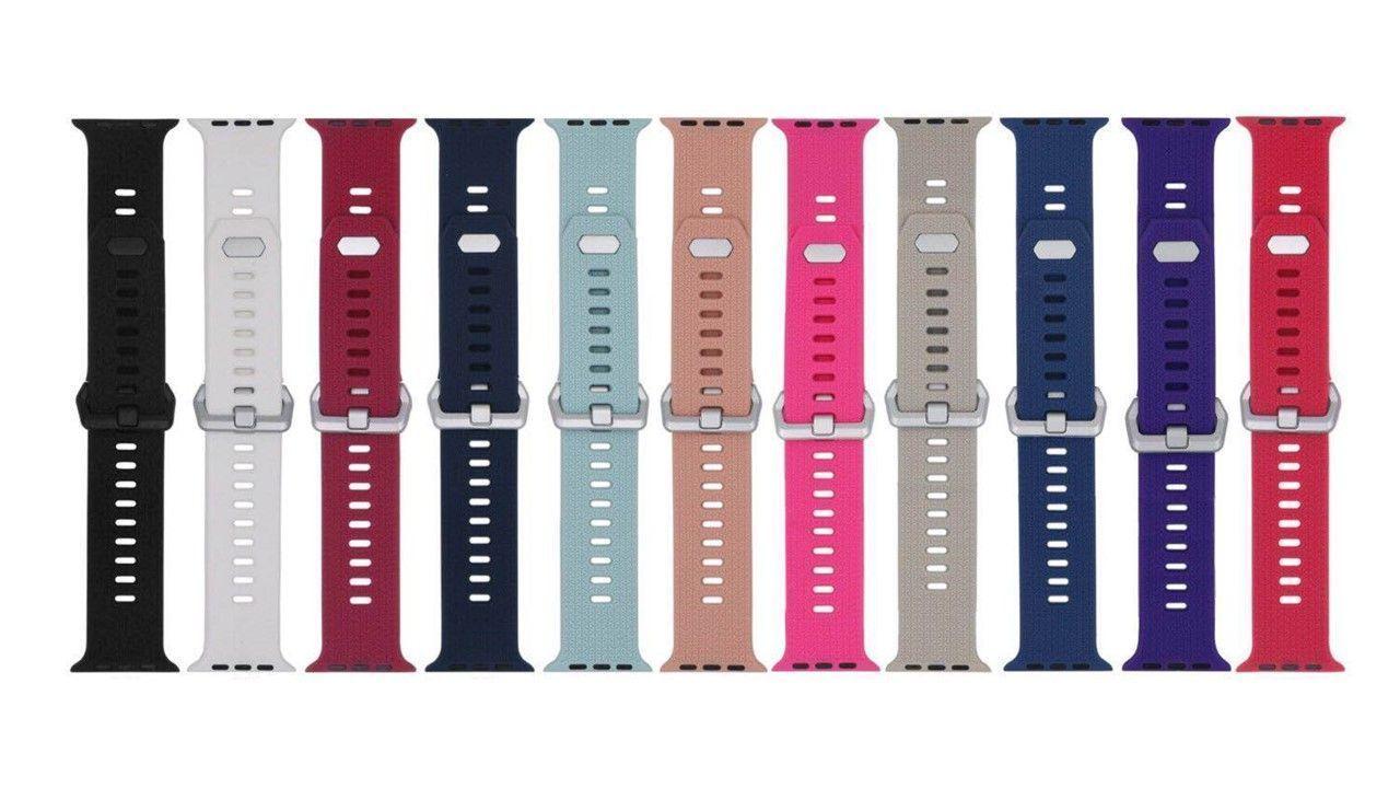 Correa Compatible Iwatch Apple Watch Rosado Barbie 42-44-45MM-L-2