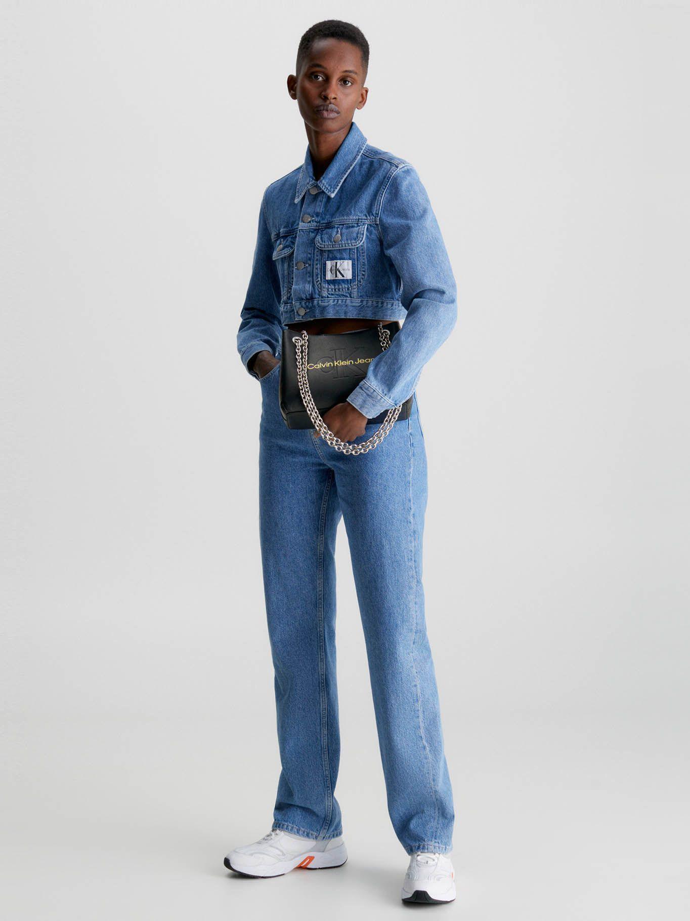 Bolso de hombro convertible Verde Calvin Klein-1