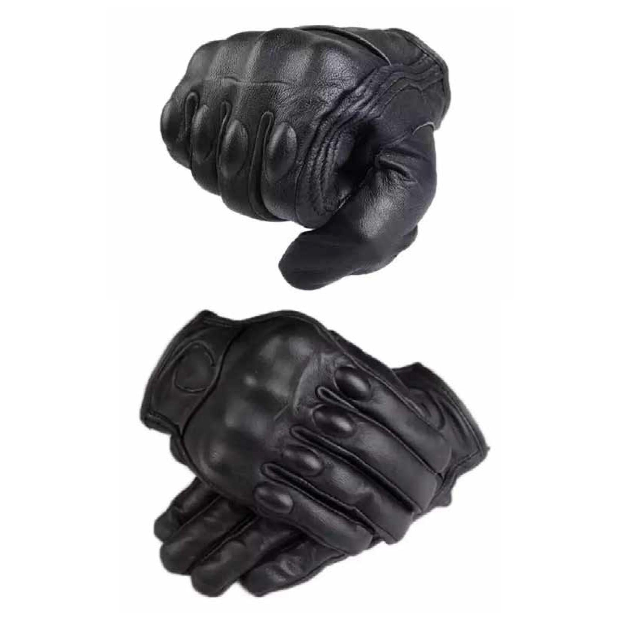 Guantes de Moto Antideslizante Protector de Nudillos Talla M -2