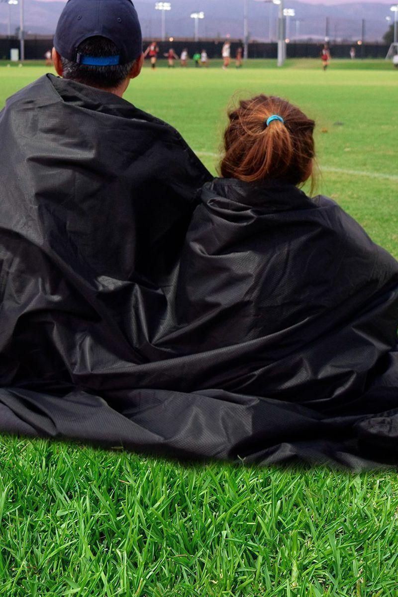 Manta Impermeable Convertible 200 x 140cm Negro-1
