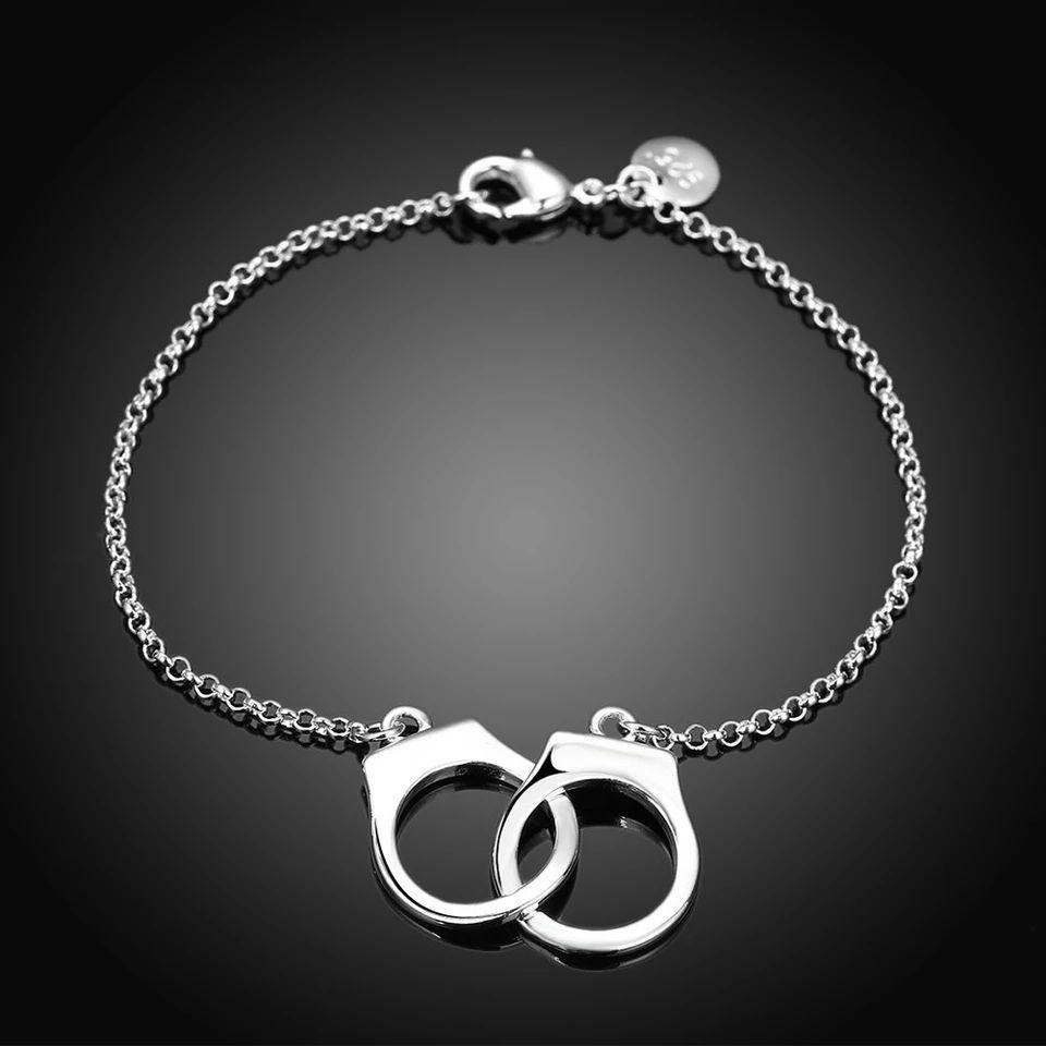 Pulsera Esposas Plateada -3