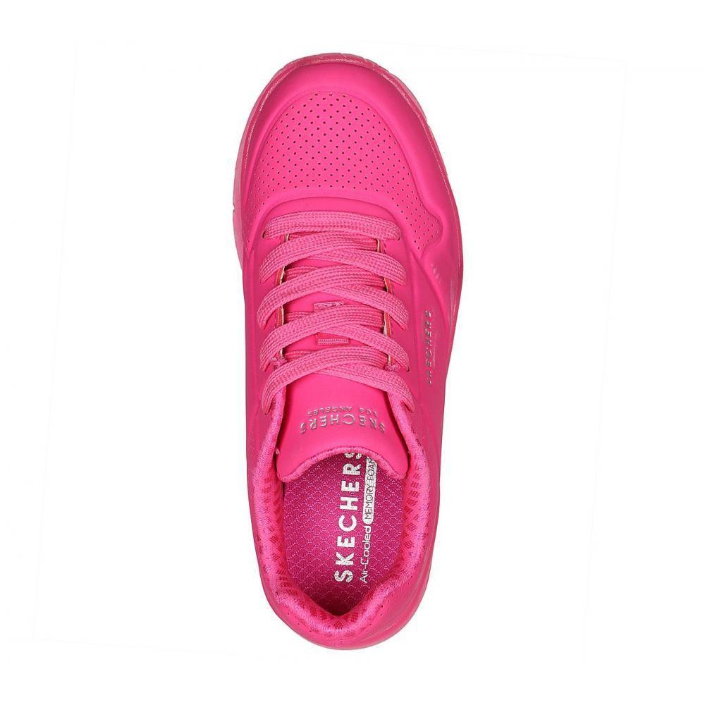 Zapatilla Niña Uno Ice Rosado Skechers-1