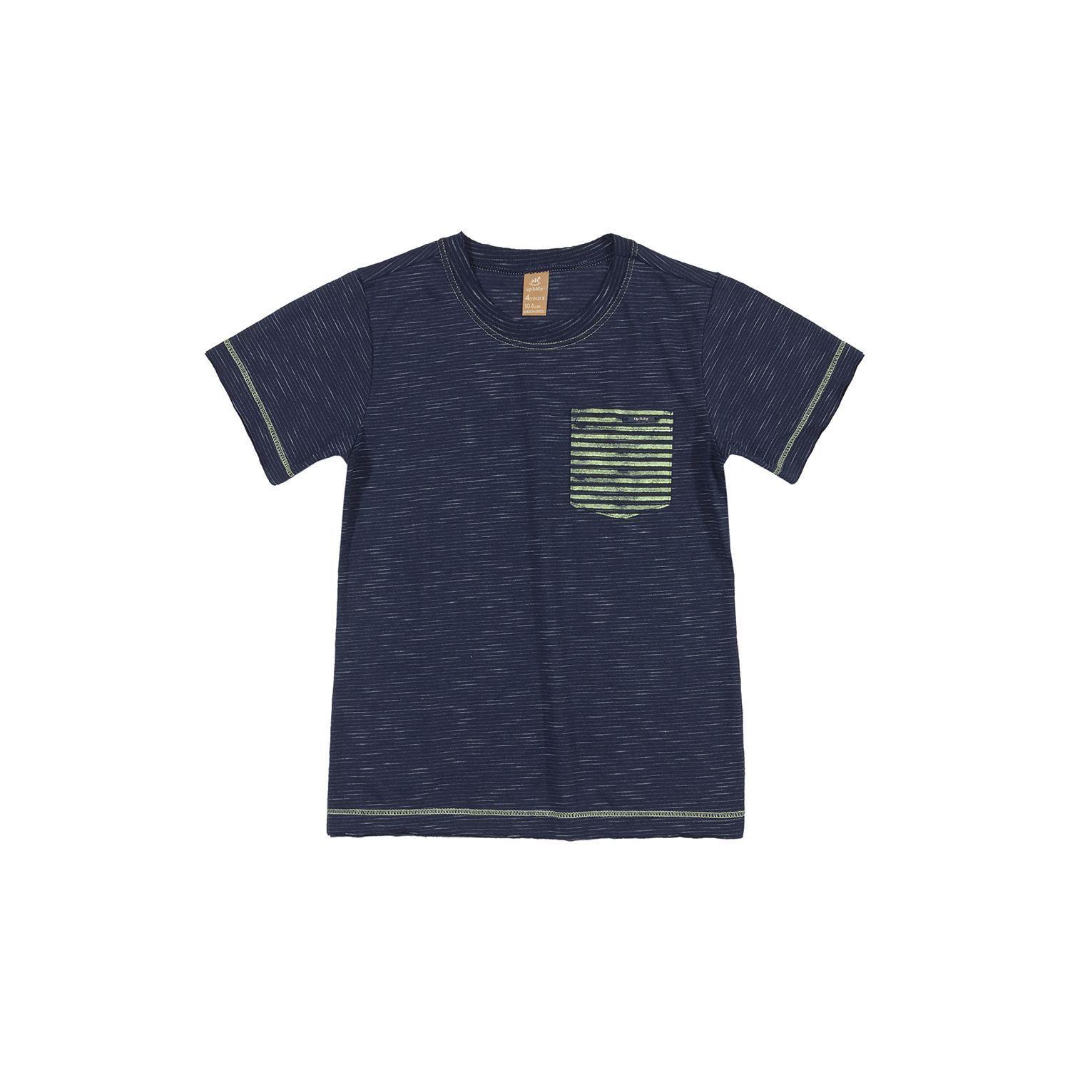 Conjunto del Mar Polera y Shorts Azul y Verde Limon Up Baby-1