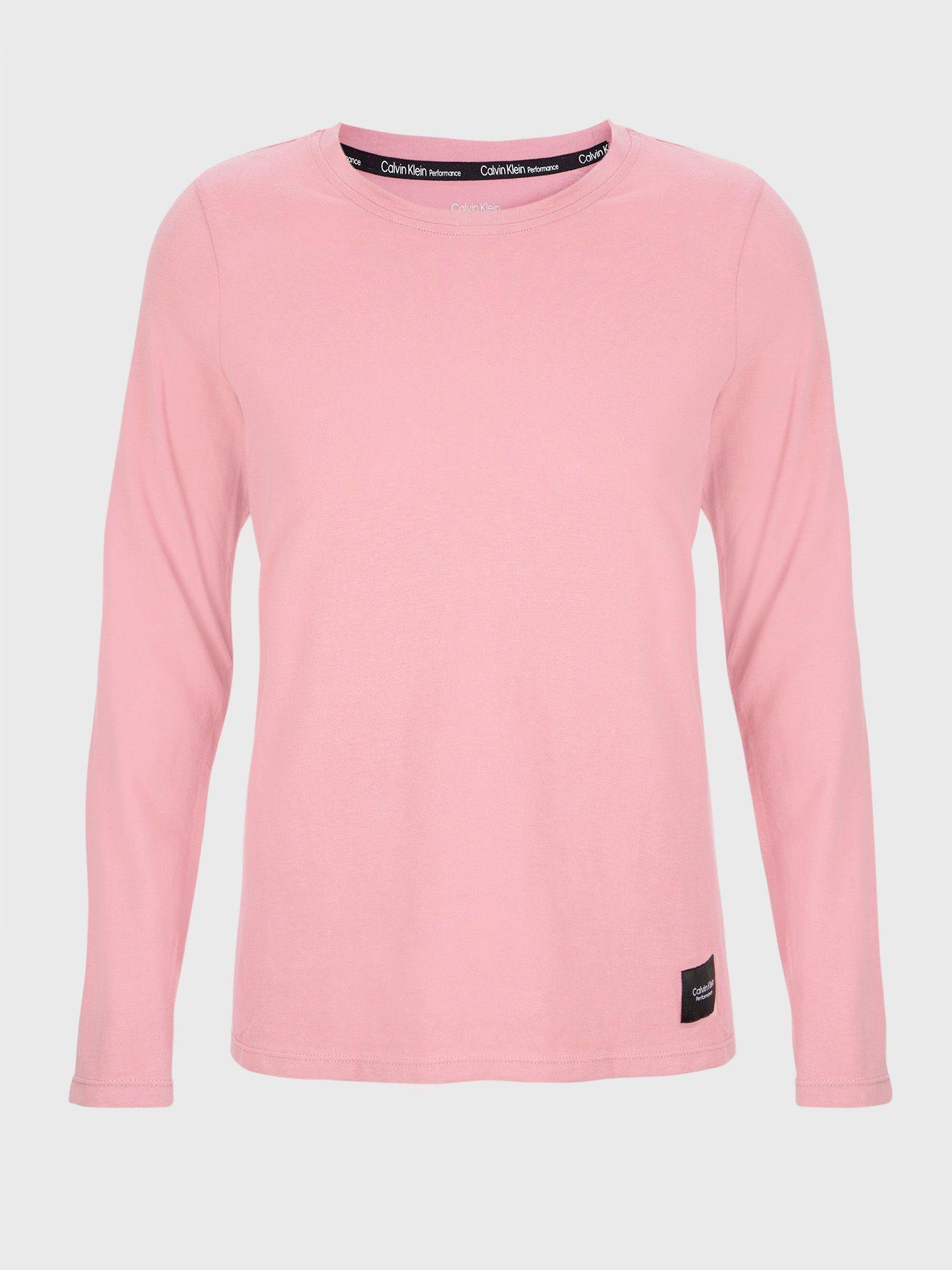 Polera Logo Patch Rosa Calvin Klein-0