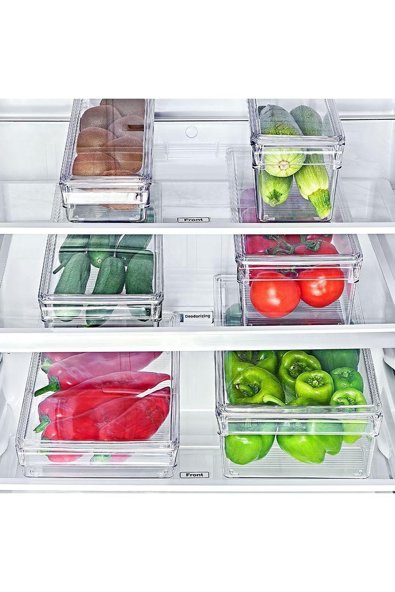 Set 3 Organizadores Clear Frontal Tapa Transp -1