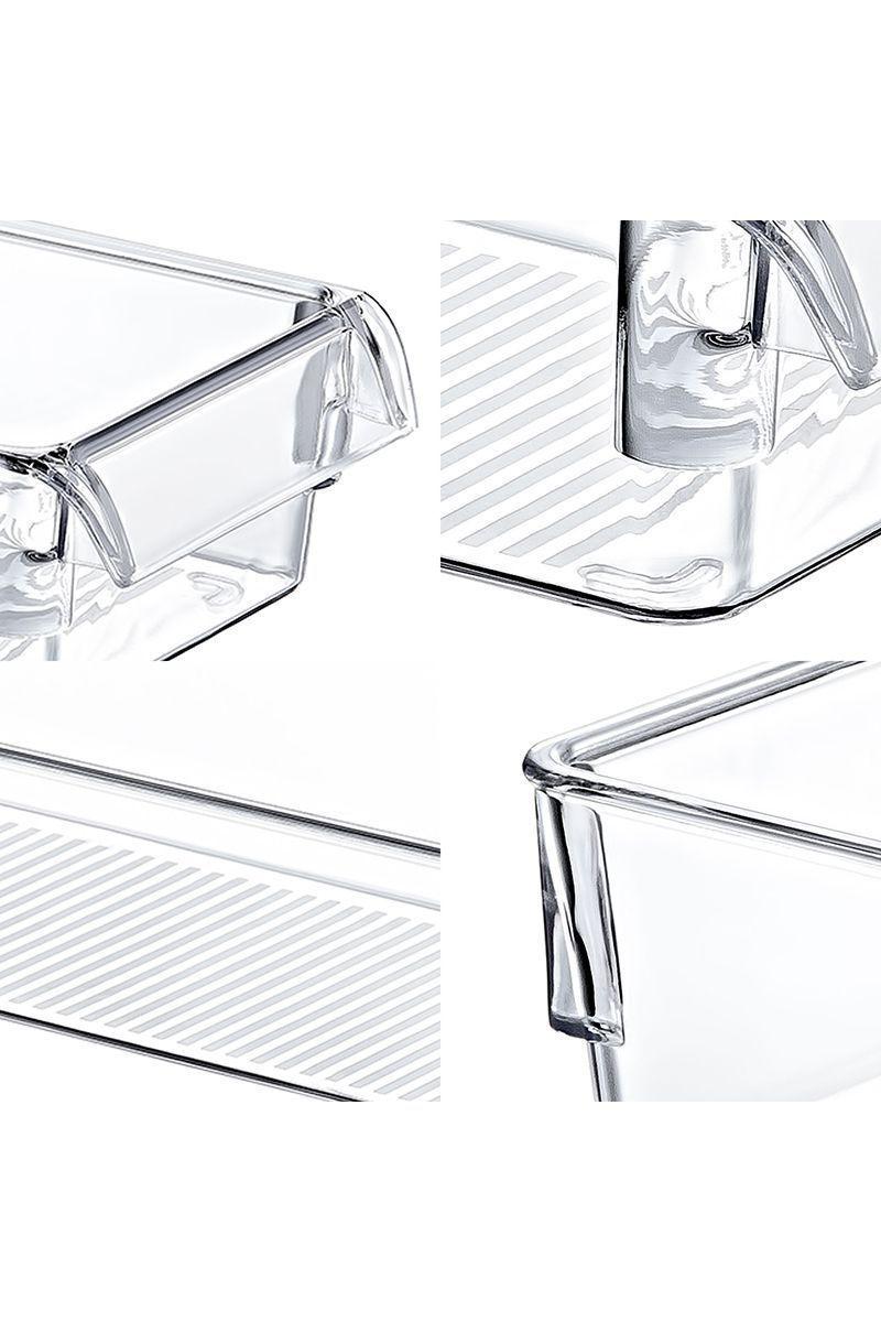 Set 3 Organizadores Clear Frontal Tapa Transp -4