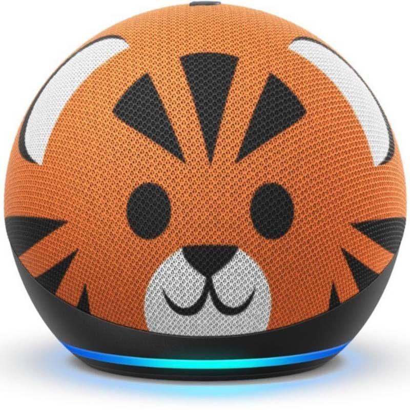 Amazon Echo Dot 4th Gen Kids con asistente virtual Alexa tiger 110V/240V-0