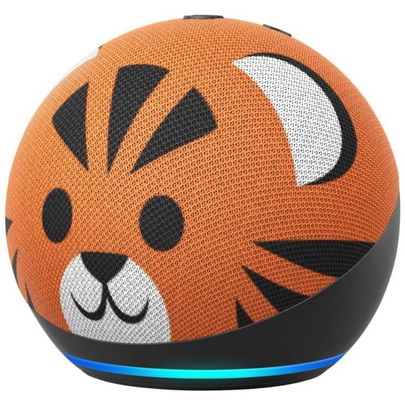 Amazon Echo Dot 4th Gen Kids con asistente virtual Alexa tiger 110V/240V-1