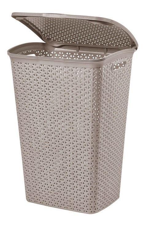 Cesto Canasto Para Ropa Bali 55 Litros Con Tapa-1