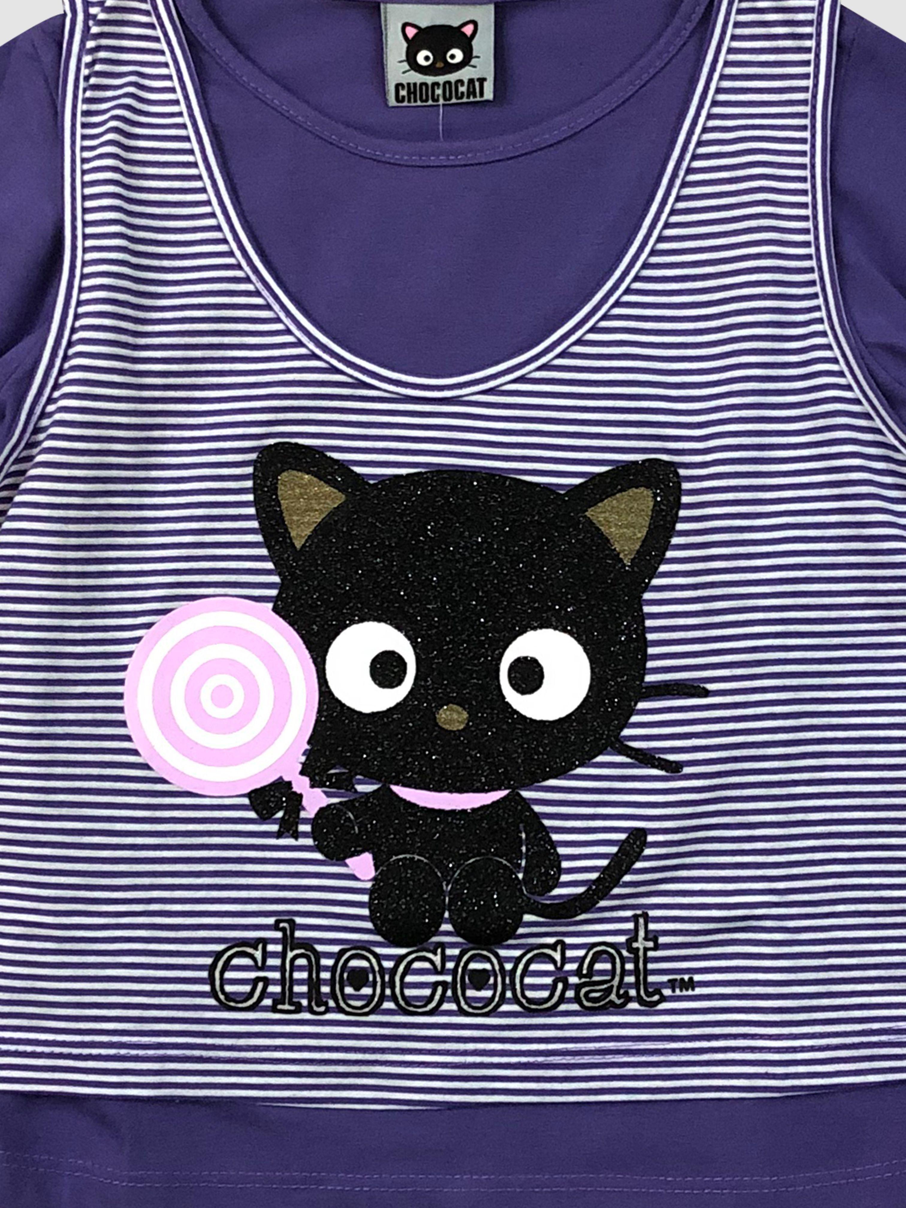 Polera Niña Algodón Estampado Chococat-1
