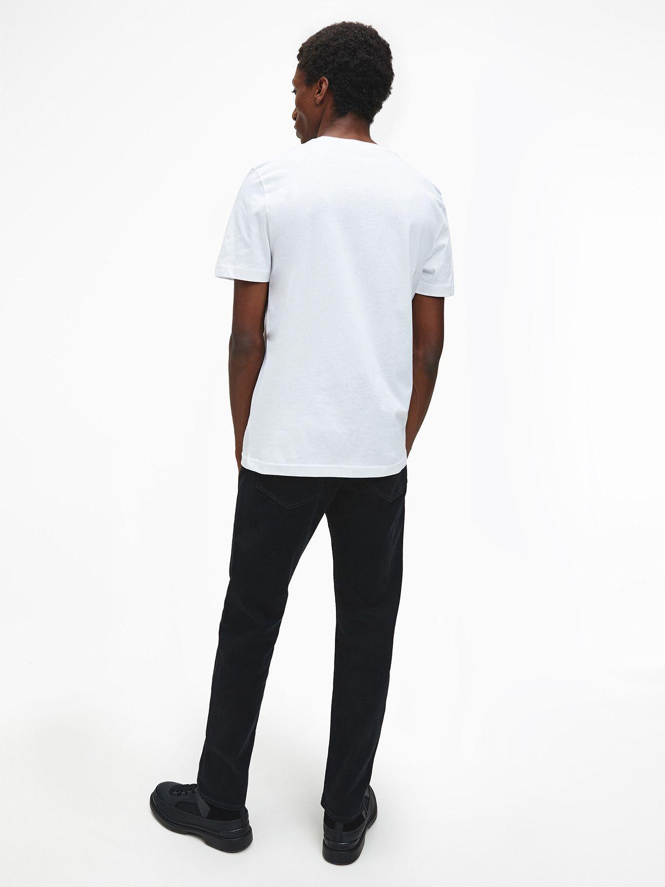 Polera Cotton Logo Embroidery Blanco Calvin Klein-2