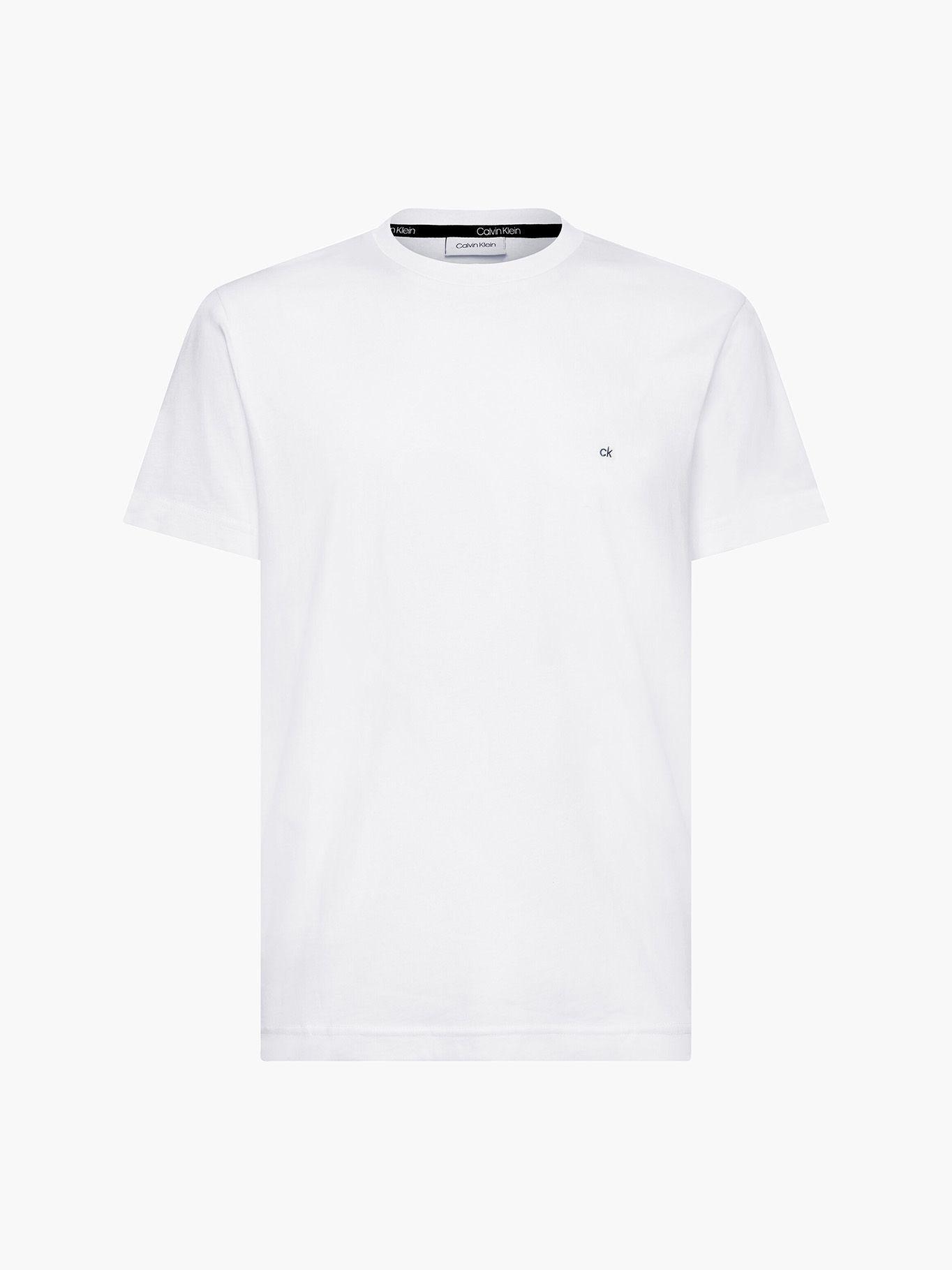 Polera Cotton Logo Embroidery Blanco Calvin Klein-4