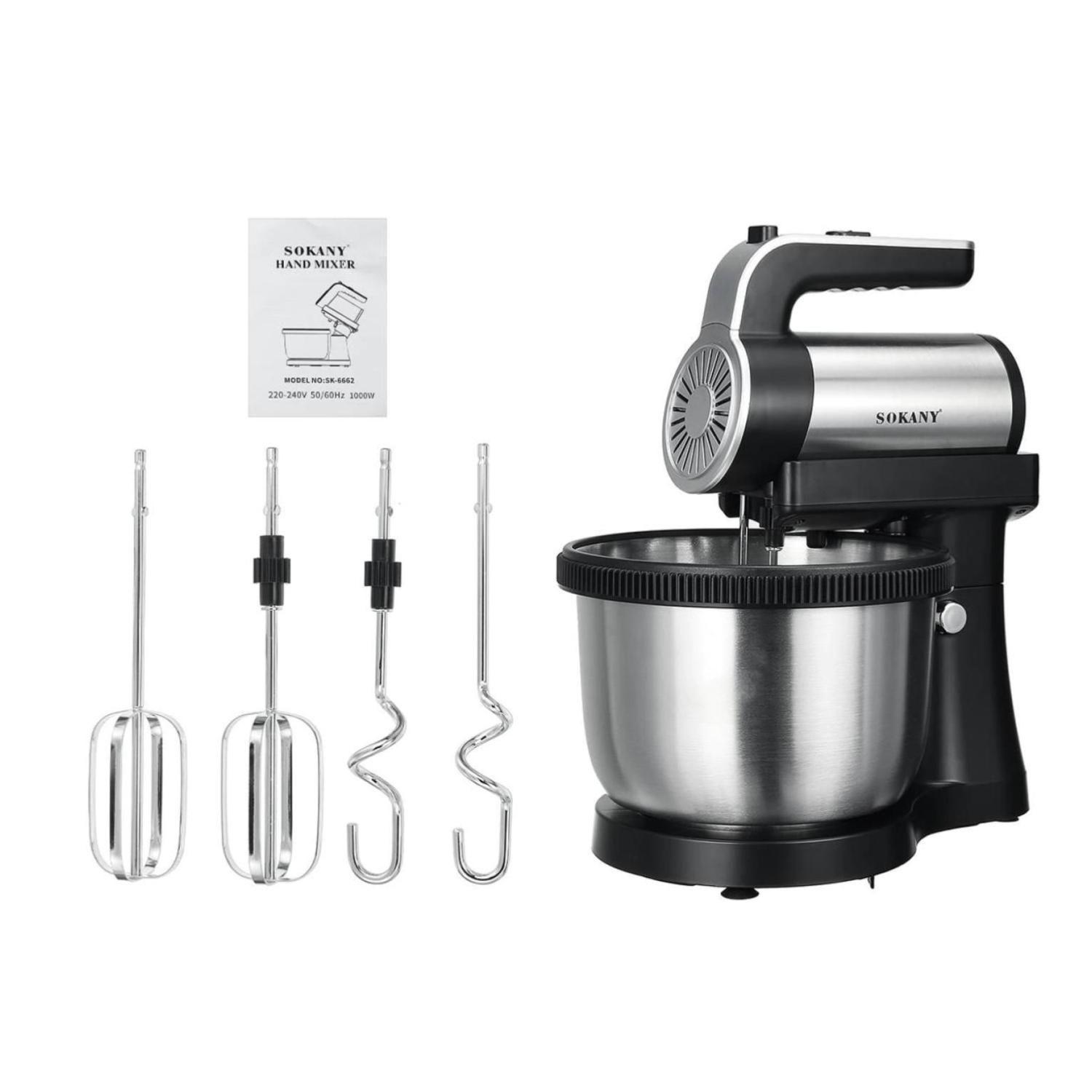 Batidora Mezcladora De Pie Electrica 4L 5V SK-6662 Sokany-2