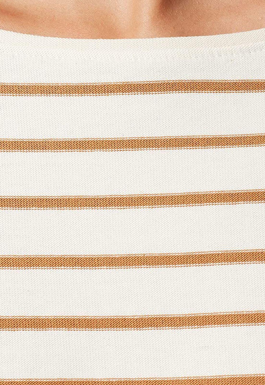 Polera Mujer Manga 3/4 A Rayas Esprit Azul eléctrico-2