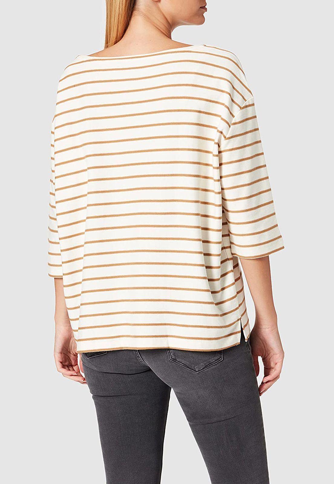 Polera Mujer Manga 3/4 A Rayas Esprit Azul eléctrico-1