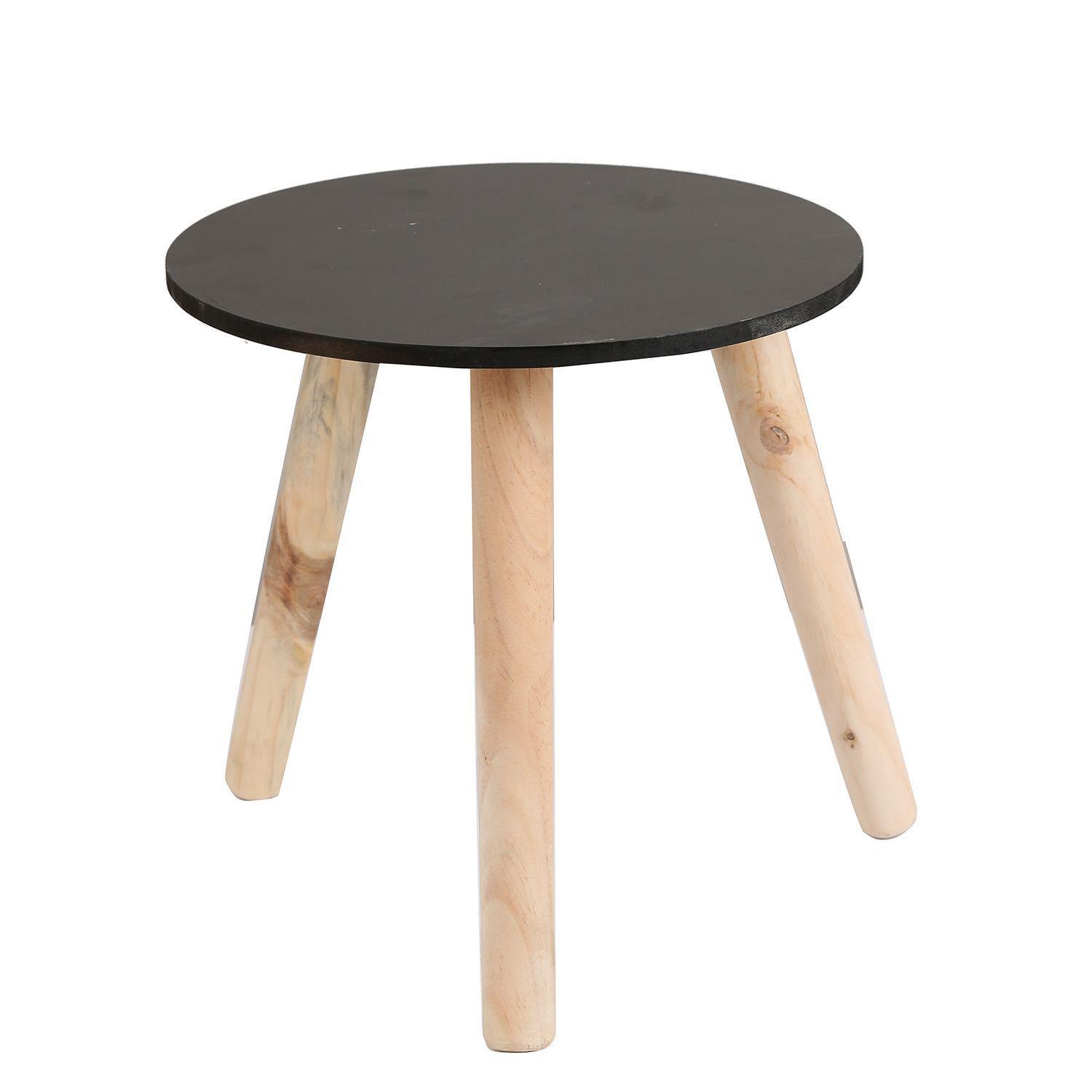 Set mesa de centro 3 niveles arrimo Negro-4