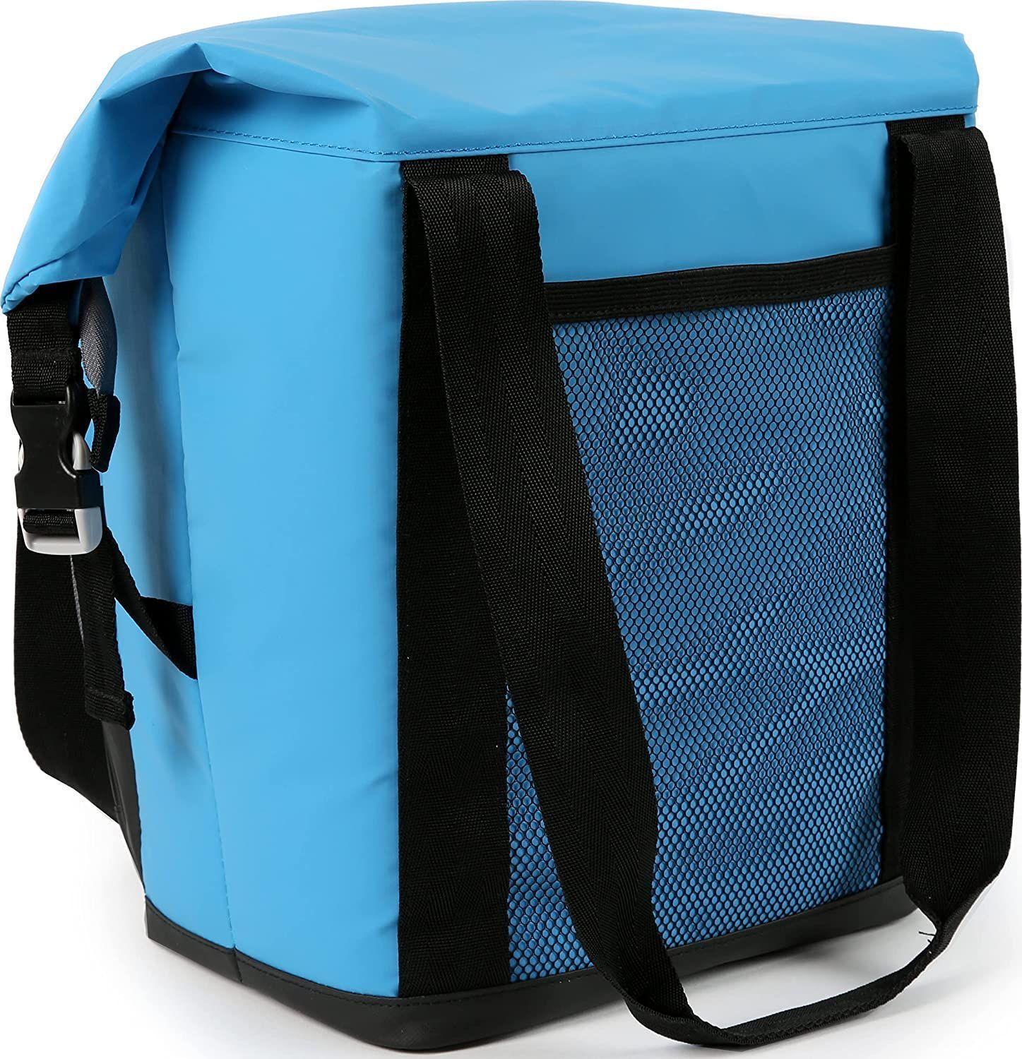 Cooler Deep Freeze 12 Latas Plegable Celeste Titan-2