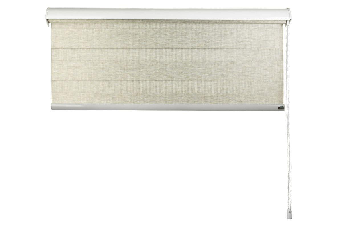 Cortina Duo Blackout premium Crema 140x80 cm-1