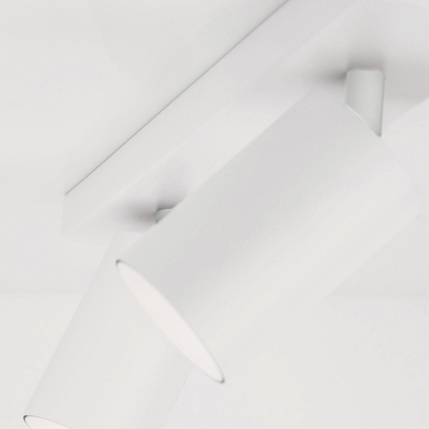 Foco Spot Para Cielo o Muro Porta 2xGU-10 Blanco M-2