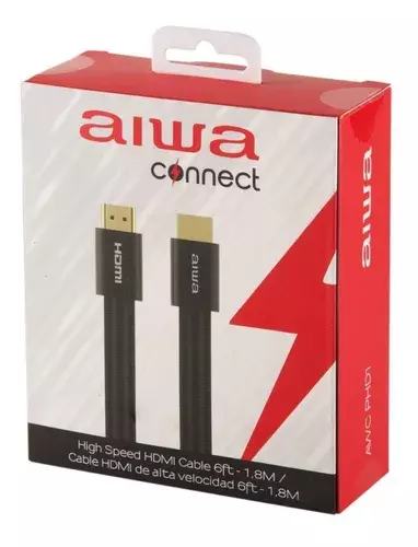 Cable Hdmi Aiwa De Alta Velocidad 1.8 Metros Aw-phd1-0