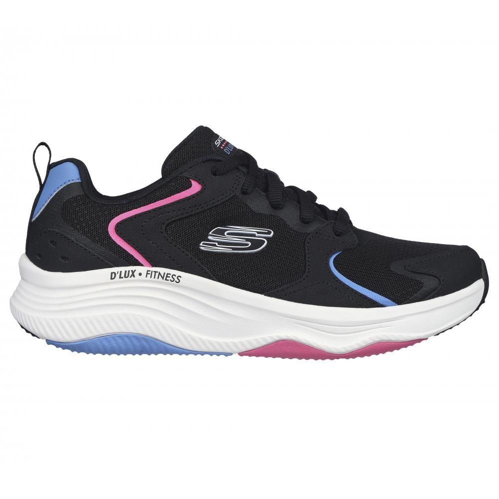 Zapatilla Mujer D'Lux Fitness Negro Skechers-4